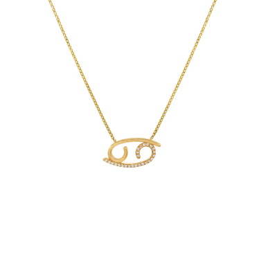 گردنبند طلا 18 عیار زنانه گلد گالری لیبرا طرح حلقه ای فلامینگو مدل تیر ماه