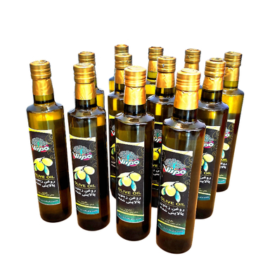 روغن زیتون پالایش شده ویسپو حجم 0.5 لیتر بسته 12 عددی