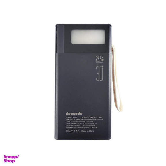 پاوربانک دکودو کد DP-002 ظرفیت 22500 میلی‌ آمپر ساعت