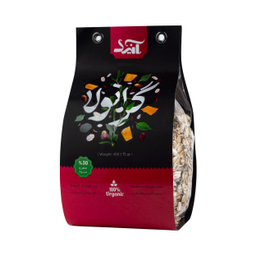 جو دوسرپرک صبحانه آنید با مغز پسته انبه مویز تخمه آفتاب گردان چیپس خرما وزن 450 گرم