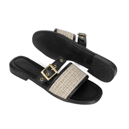 دمپایی زنانه نیکتا مدل ژینا رنگ مشکی