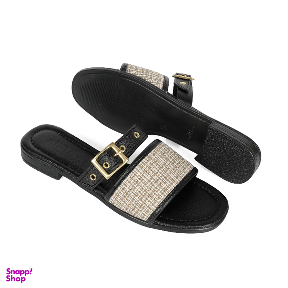 دمپایی زنانه نیکتا مدل ژینا رنگ مشکی