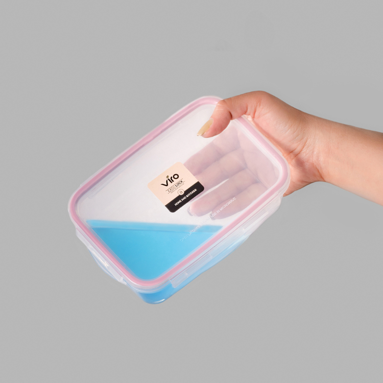 ظرف فریزری ویرو مدل ایزی لاک مستطیل 1 کد 201