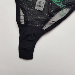 ست شورت و سوتین زنانه برتا مدل توری کد 1031ZG رنگ مشکی