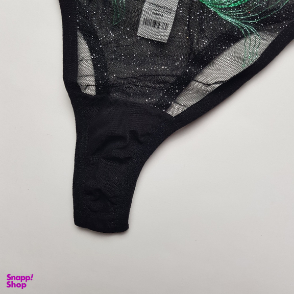 ست شورت و سوتین زنانه برتا مدل توری کد 1031ZG رنگ مشکی