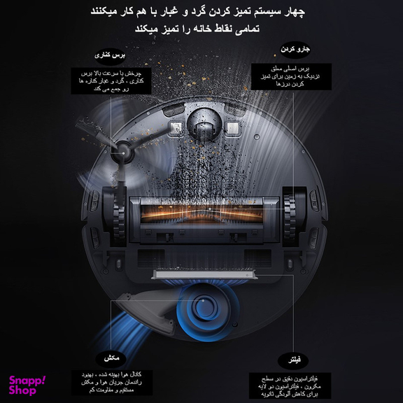 جاروبرقی سطلی دریم مدل Z10 Pro