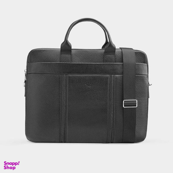 کیف اداری مردانه نوین چرم مدل دو دسته هاوری کد Fd- BE4817