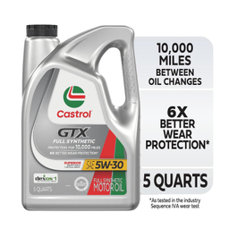 روغن موتور خودرو بنزینی کاسترول مدل GTX SP 5W-30 حجم 4.73 لیتر