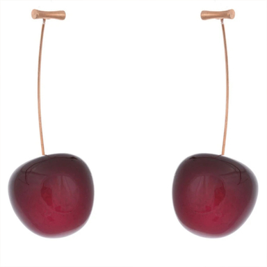 گوشواره زنانه دلبر طرح گیلاس کد GL-05