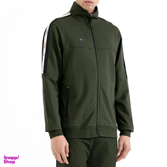 سویشرت ورزشی مردانه مدل GD-17189169 رنگ سبز تیره
