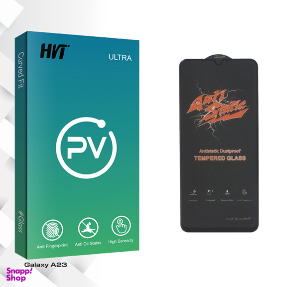 محافظ صفحه نمایش شیشه ای اچ وی تی مدل PV Glass ANTI-STATIC مناسب برای گوشی موبایل سامسونگ Galaxy A23