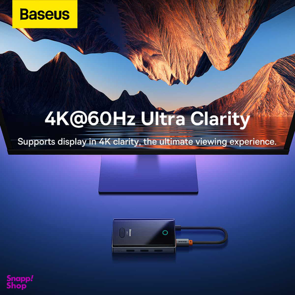 هاب 6 پورت USB-C بیسوس مدل BS-OH078