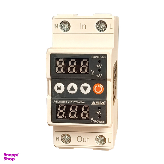 محافظ ولتاژ و جریان آسیا مدل 63 آمپر