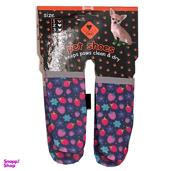 پاپوش سگ تادو طرح تنفسی کد PT106 سایز 5 بسته 4 عددی