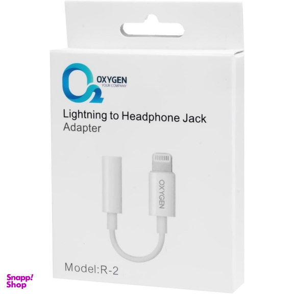 مبدل لایتنینگ به جک 3.5 میلی متری هدفون اکسیژن مدل OXYGEN R-2