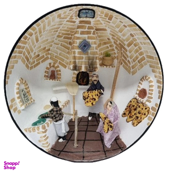 کاسه دیوارکوب حجیم سازی شده طرح نانوایی سنتی مدل TP-1023-0207-00