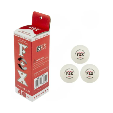 توپ پینگ پنگ فاکس 7 ستاره مدل 40+ T007 بسته 3 عددی