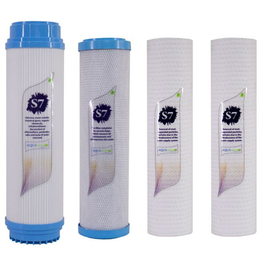 فیلتر دستگاه تصفیه آب آکوآ اسپرینگ مدل F-S7-B 4 مجموعه 4 عددی