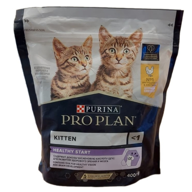 غذای خشک بچه گربه پروپلن طعم مرغ وزن 400 گرم