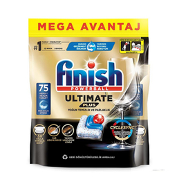 قرص ماشین ظرفشویی فینیش مدل ultimate plus بسته 75 عددی
