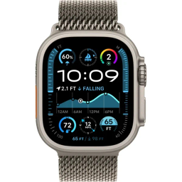 ساعت هوشمند اپل مدل Ultra 2 Natural Titanium Case Milanese Loop 49mm