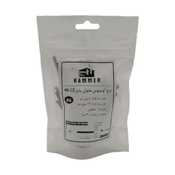 میخ پرچ هامر مدل 6x12mm بسته 20 عددی