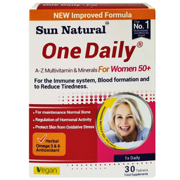 قرص وان دیلی بانوان سان نچرال مناسب بالای 50 سال بسته 30 عددی