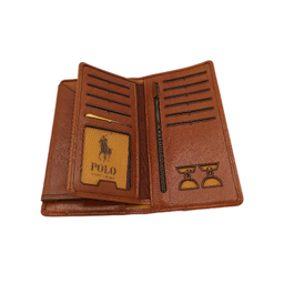 کیف پول چرم مردانه مدل کتابی کد 203