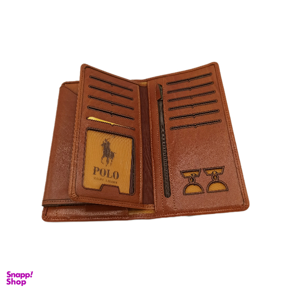 کیف پول چرم مردانه مدل کتابی کد 203