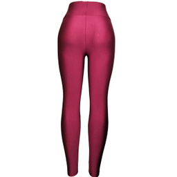 لگینگ زنانه رویین تن مدل براق رنگ زرشکی