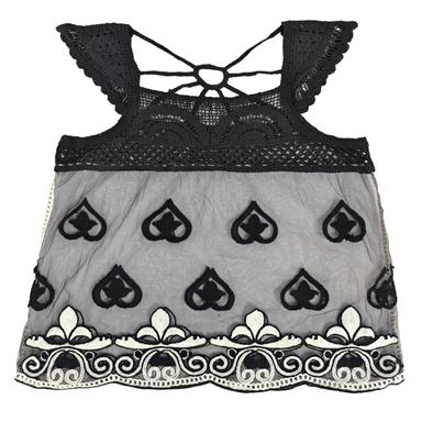 تاپ زنانه مدل دانتل نیو کد 4 رنگ مشکی