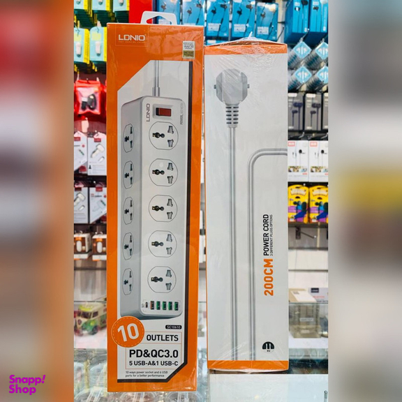 چندراهی برق الدینیو مدل SC10610 Power Strip