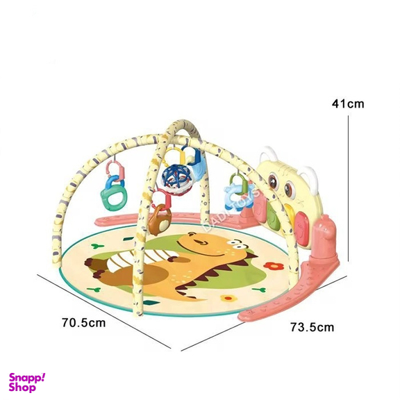 تشک بازی موزیکال پیانو دار طرح دایناسور
