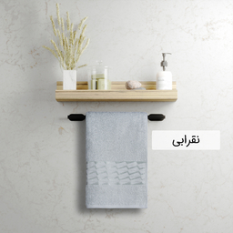 حوله دستی دنیز طرح آرتا سایز 40×80 سانتی متر