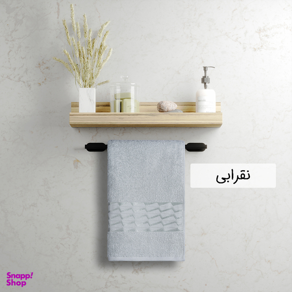 حوله دستی دنیز طرح آرتا سایز 40×80 سانتی متر
