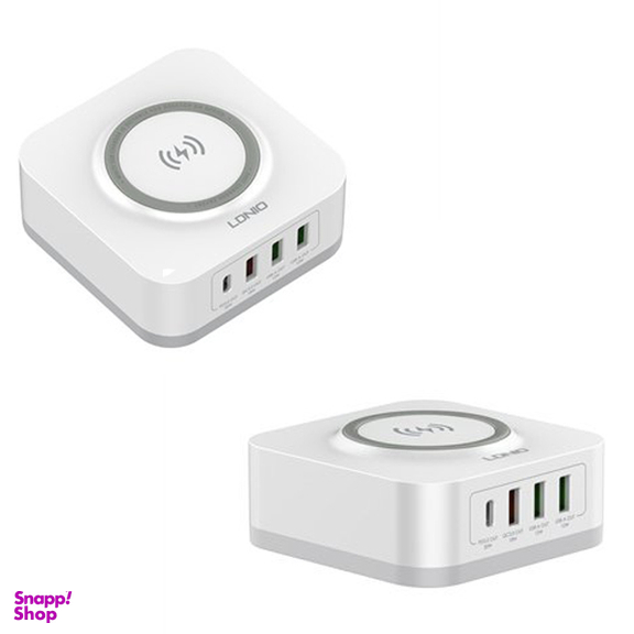 شارژر رومیزی بی سیم 32W الدینیو مدل AW004