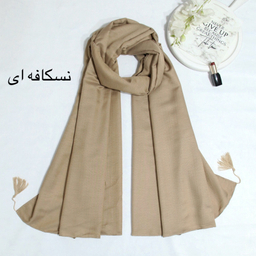 شال زنانه آنالیا مدل نخی ساده منگوله دار کد a-9610