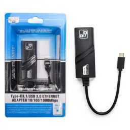 کابل تبدیل شبکه اترنت پورت RJ45 مدل Type-C به ‌LAN