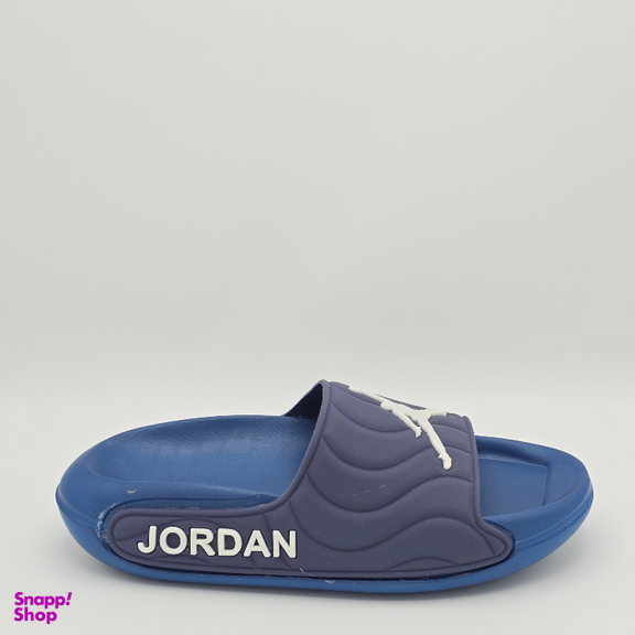 دمپایی مردانه زیتون مدل جردن کد 7382 رنگ آبی تیره