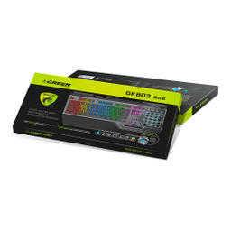 کیبورد گیمینگ مکانیکال گرین مدل GK803-RGB