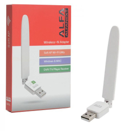 دانگل شبکه Wi-Fi آنتن دار آلفا مدل UW10S