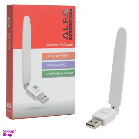 دانگل شبکه Wi-Fi آنتن دار آلفا مدل UW10S