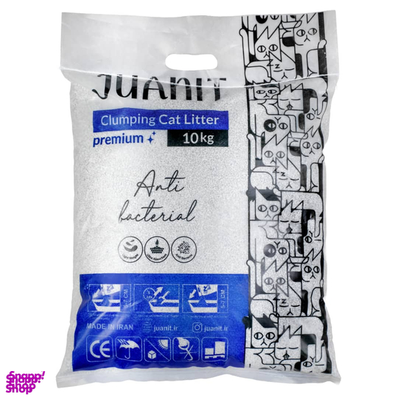 خاک گربه ژوانیت مدل آبی وزن 10 کیلوگرم