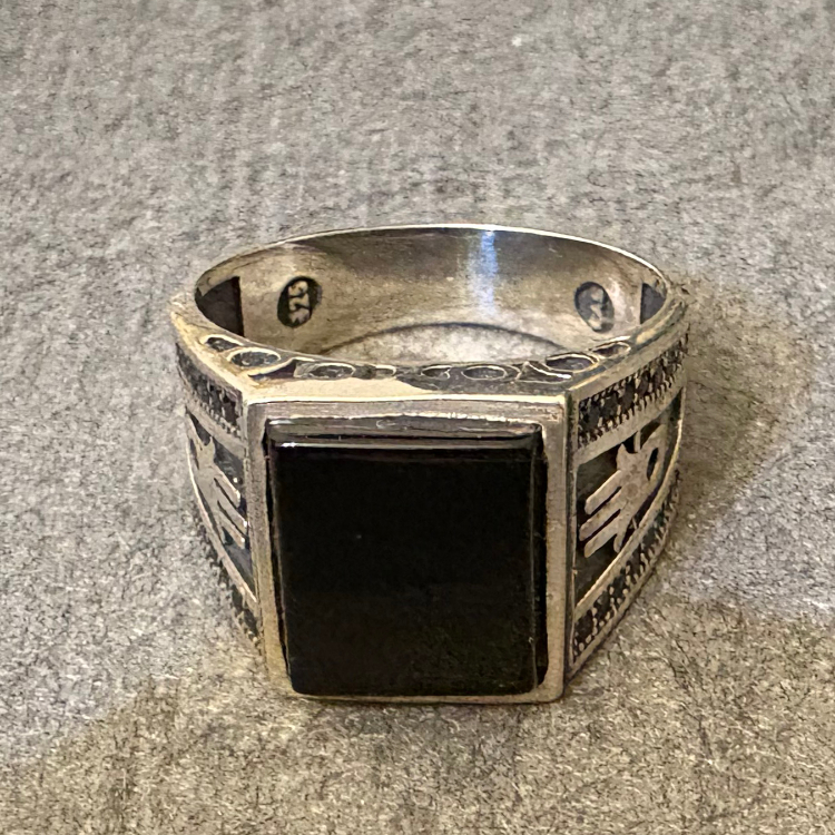 انگشتر نقره مردانه گیرا مدل G284