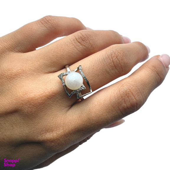 انگشتر نقره زنانه مدل مروارید کد 5699720