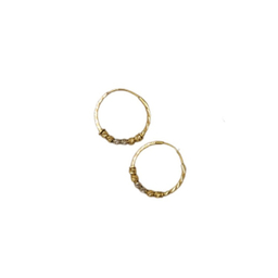 گوشواره طلا 18 عیار زنانه طرح البرنادو کد 401507