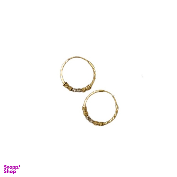 گوشواره طلا 18 عیار زنانه طرح البرنادو کد 401507