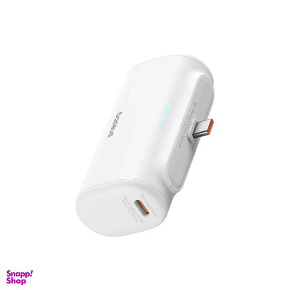 پاوربانک باسئوس مدل Compact Fast Charging Type-C Edition ظرفیت 5000 میلی آمپر ساعت
