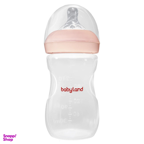 شیشه شیر بیبی لند کد 204 گنجایش 260 میلی لیتر