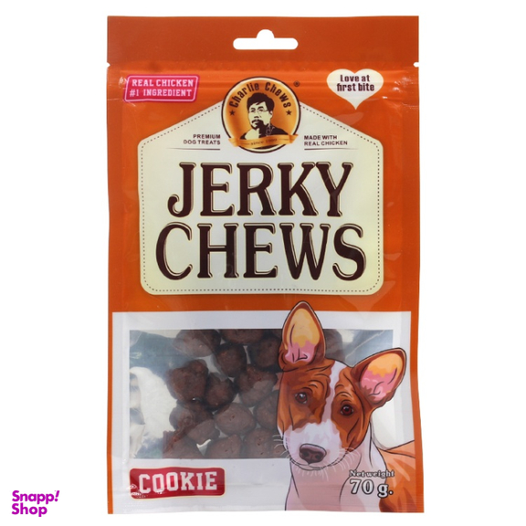 تشویقی سگ جرکی چیوز مدل Cookie وزن 70 گرم بسته 20 عددی